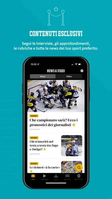 Captures d'écran de La Casa dell'Hockey