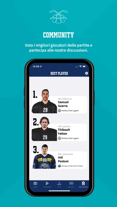 Captures d'écran de La Casa dell'Hockey