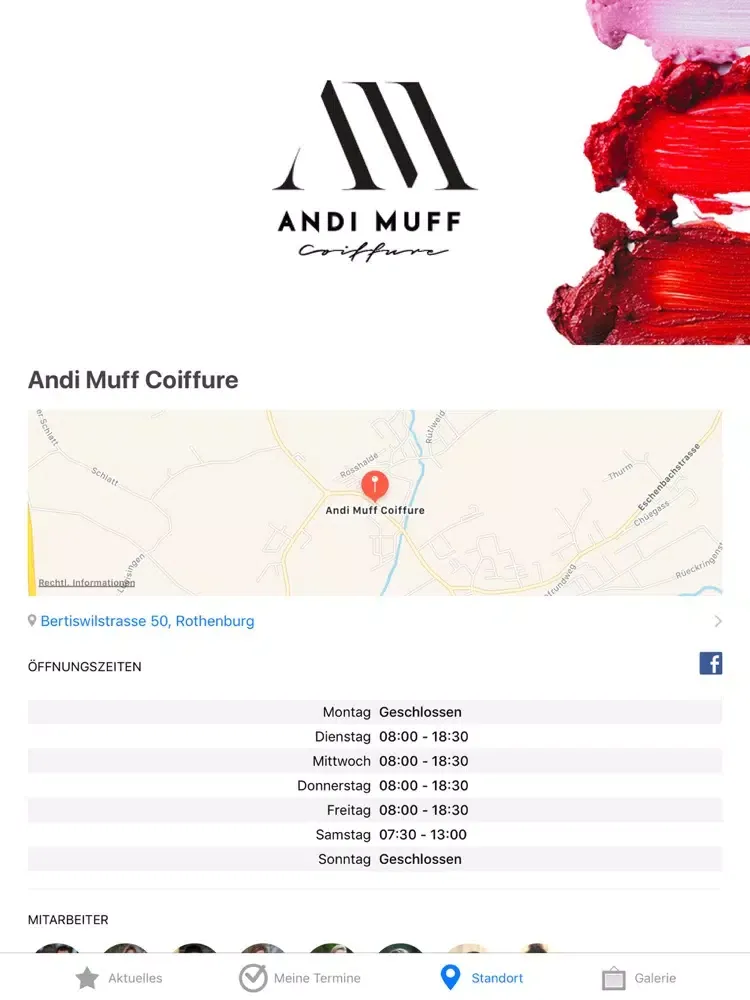 Andi Muff Coiffure iPad  स्क्रीनशॉट