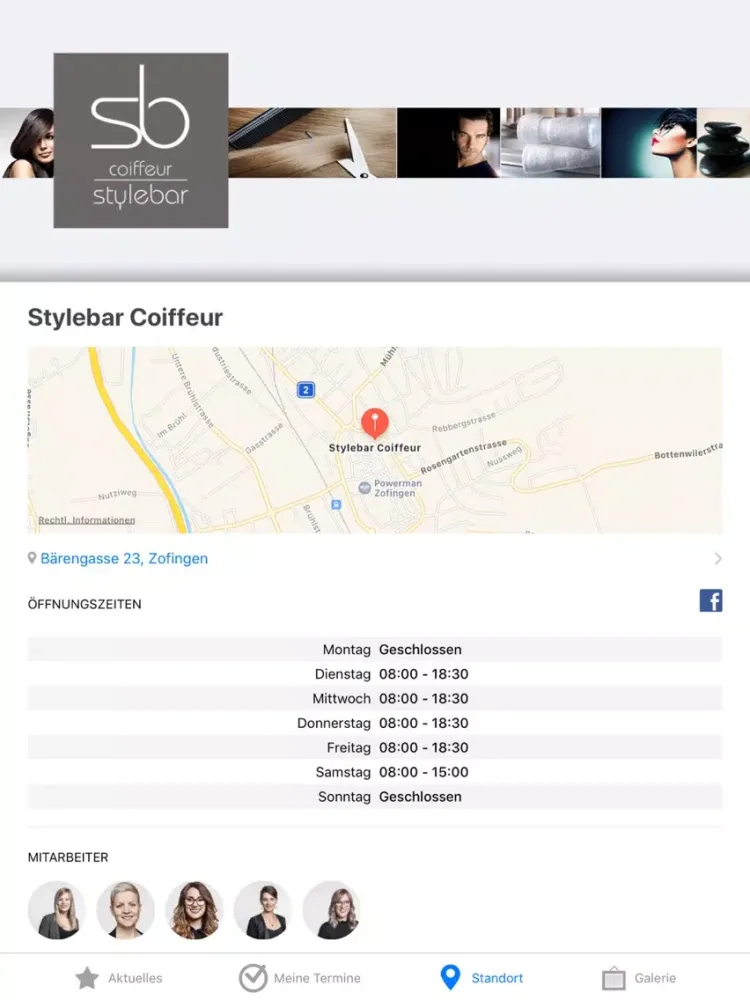 Coiffeur Stylebar iPad  Ekran Görüntüleri