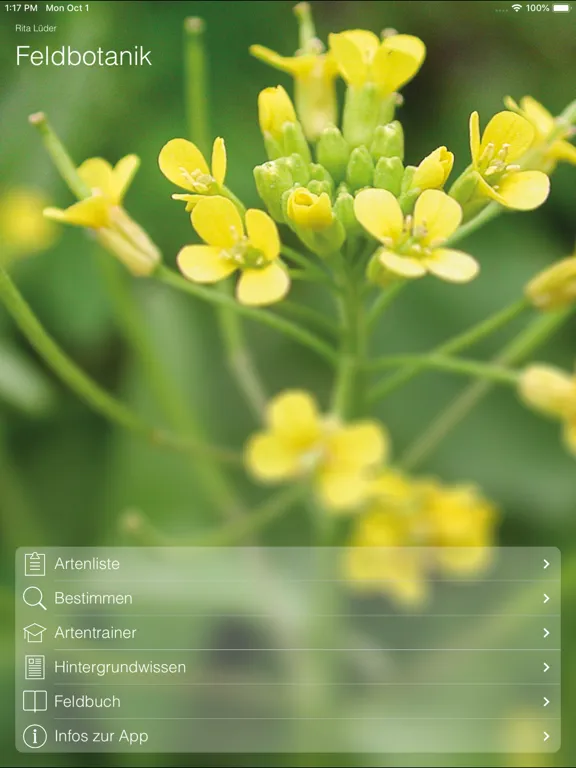 Feldbotanik iPad  스크린샷