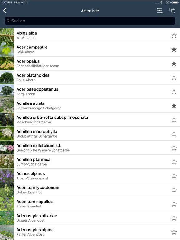 Feldbotanik iPad  스크린샷