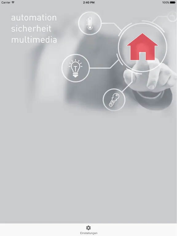 Ảnh chụp màn hình của intranet iPad 