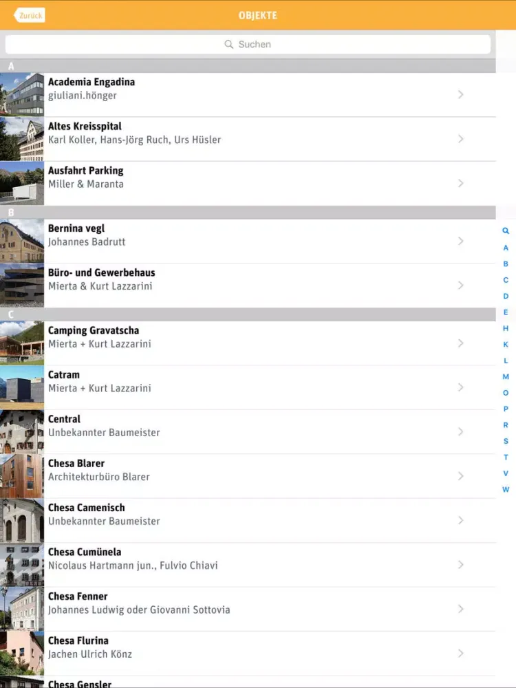 Zrzuty ekranu Samedan baut iPad 