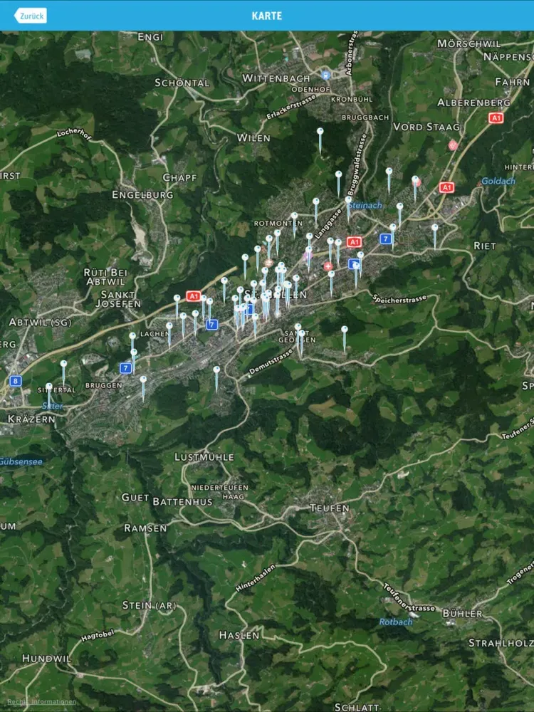 St. Gallen baut iPad  Screenshots