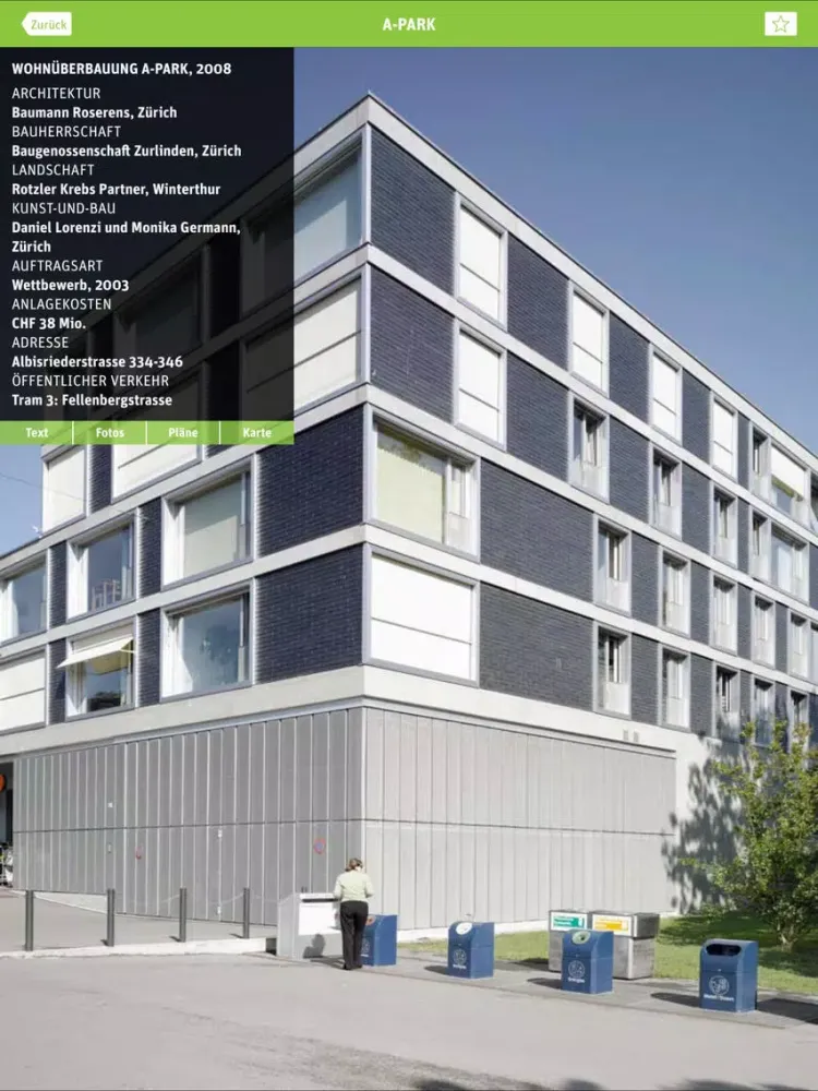 Building Zurich iPad 应用截图