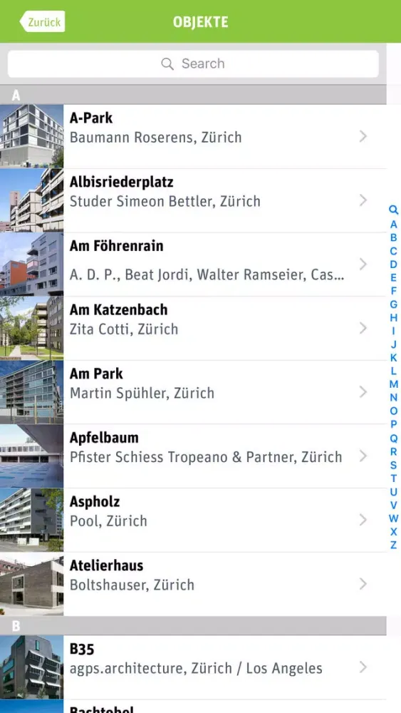 Building Zurich应用截图