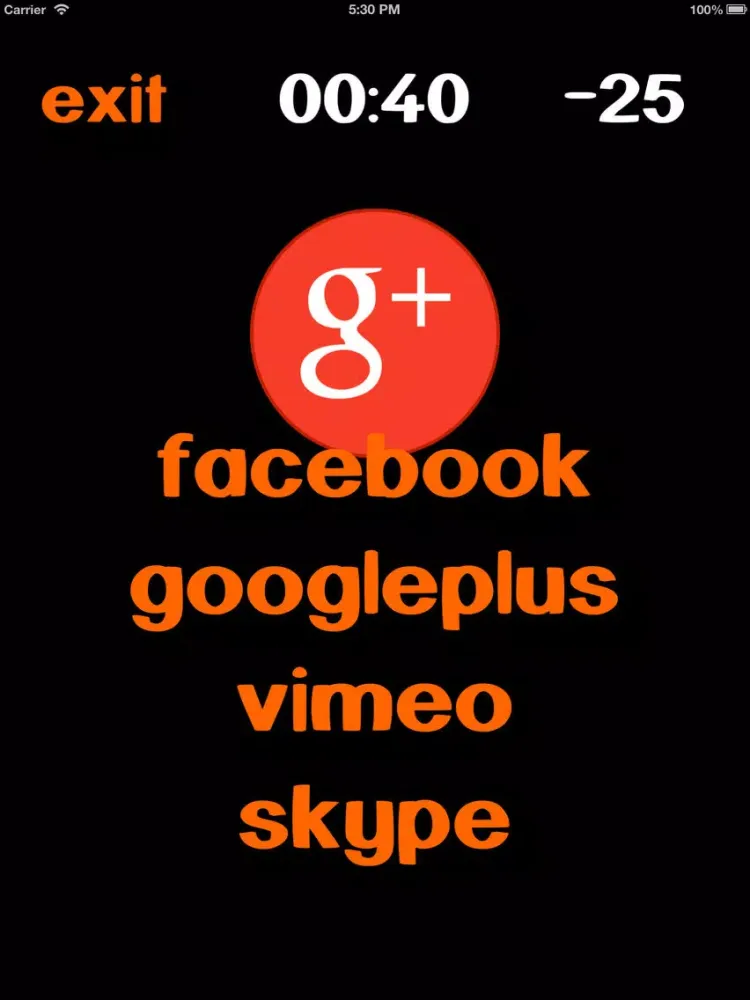 صور Social Media Quiz iPad 