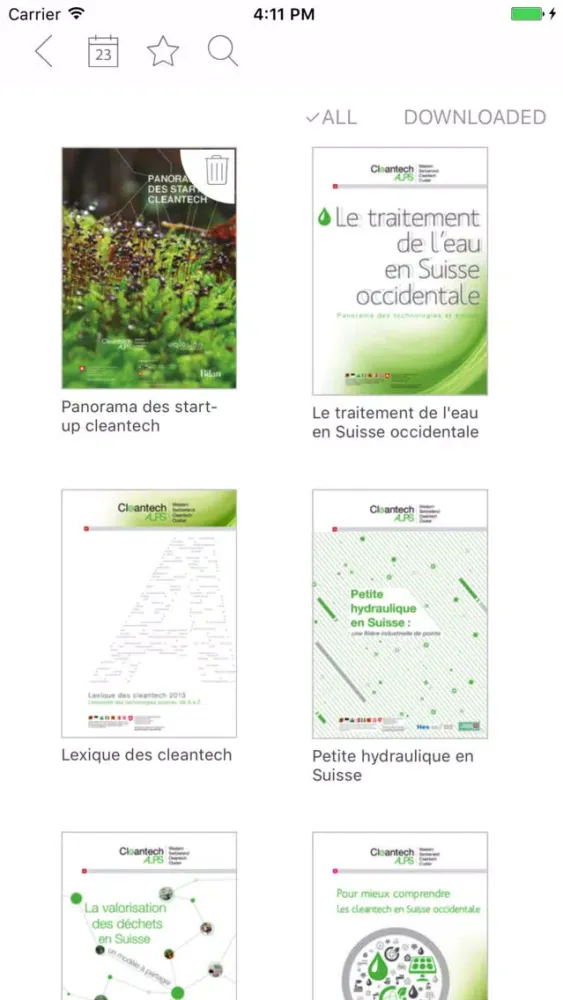 Screenshot di CleantechAlps