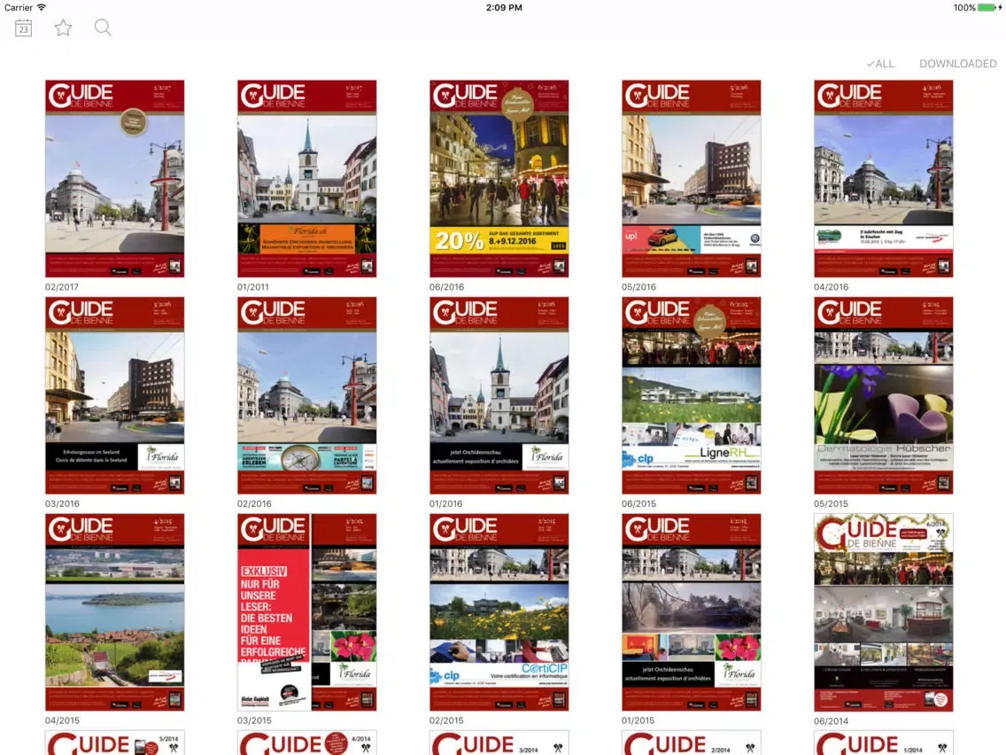 تصاویر Guide de Bienne - Das Bieler Citymagazin iPad 