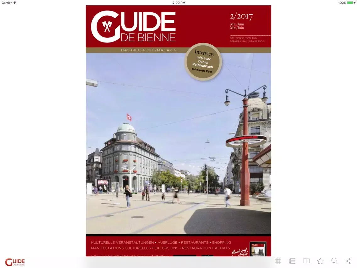 تصاویر Guide de Bienne - Das Bieler Citymagazin iPad 