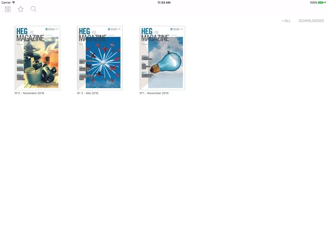 HEG Magazine iPad  스크린샷