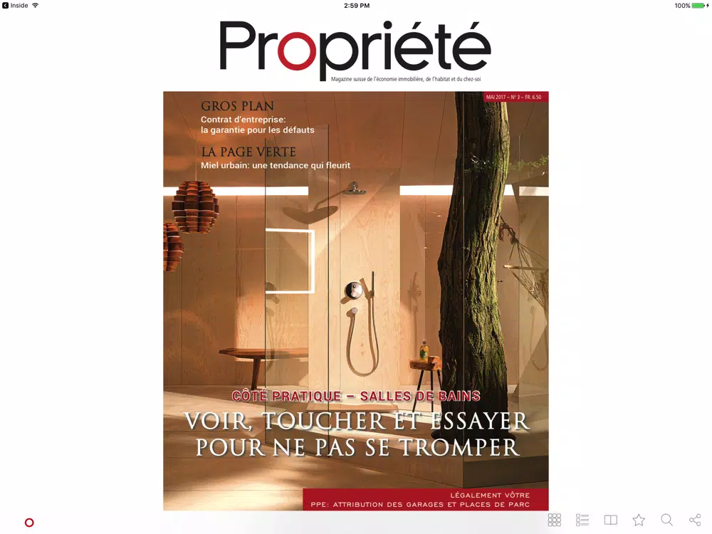 Propriété iPad  スクリーンショット