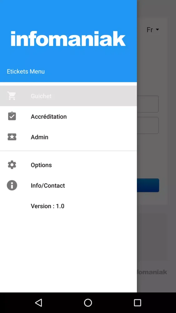 تصاویر Infomaniak Etickets Launcher