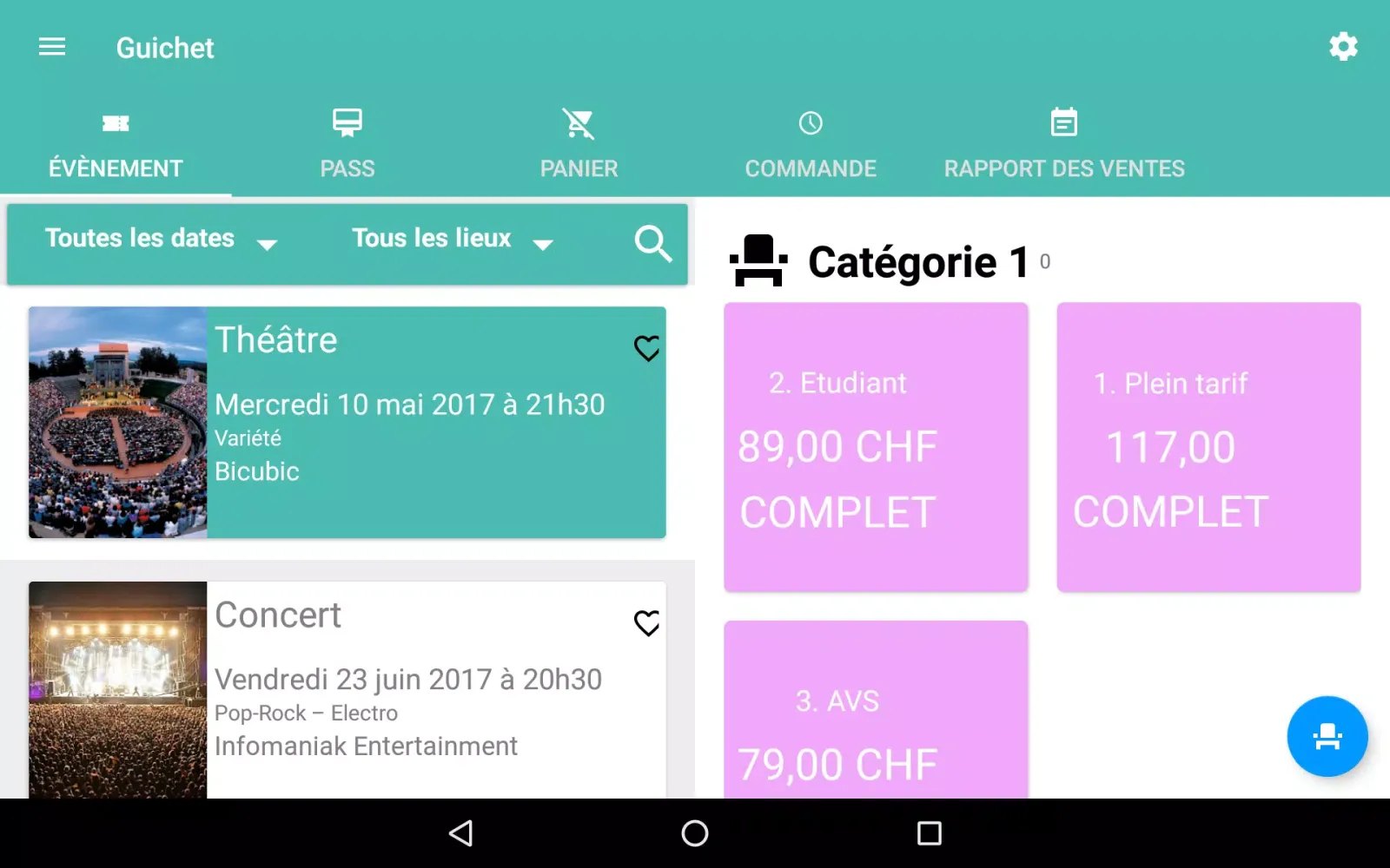 تصاویر Infomaniak Etickets Launcher