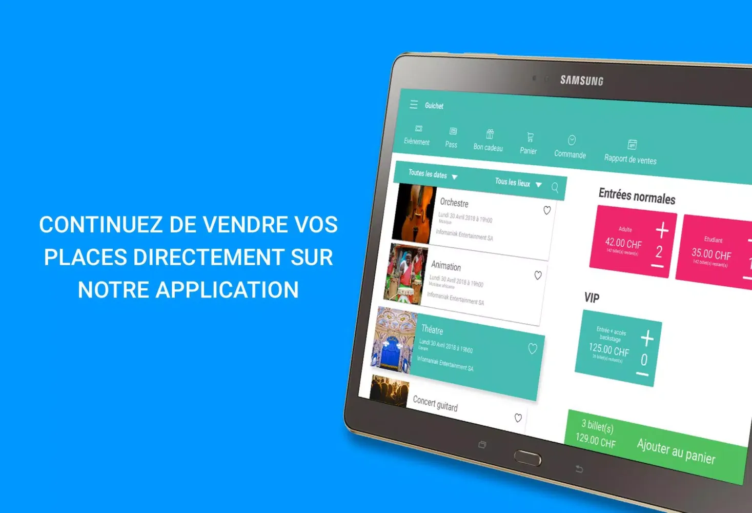 تصاویر Infomaniak Etickets Launcher