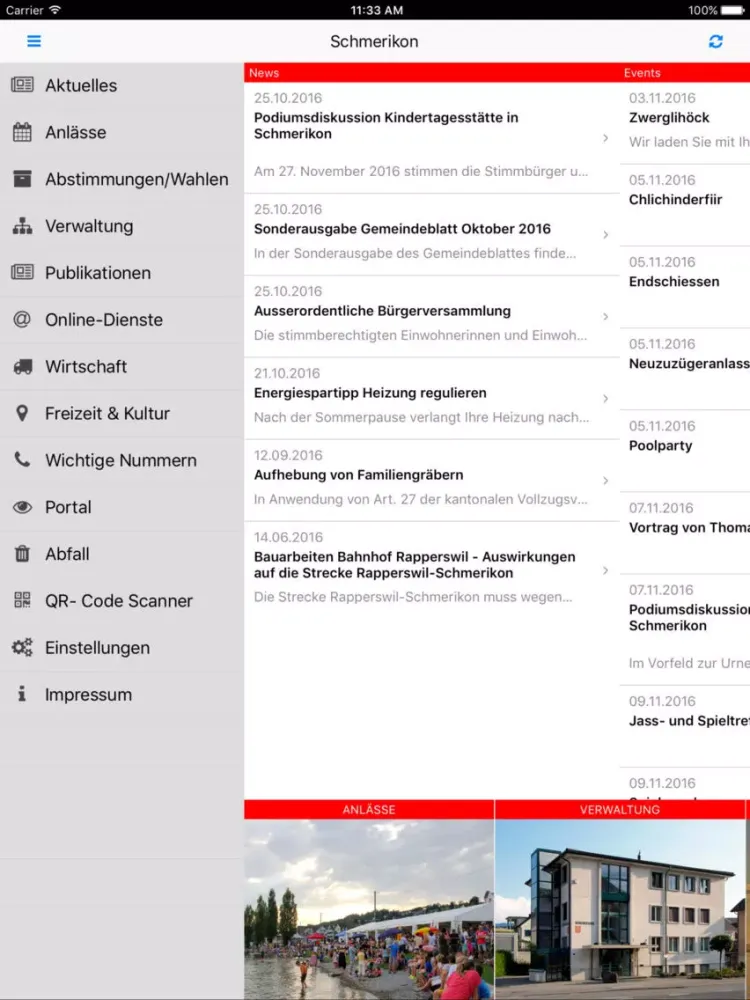Schmerikon iPad  स्क्रीनशॉट
