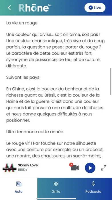 Rhône FM スクリーンショット