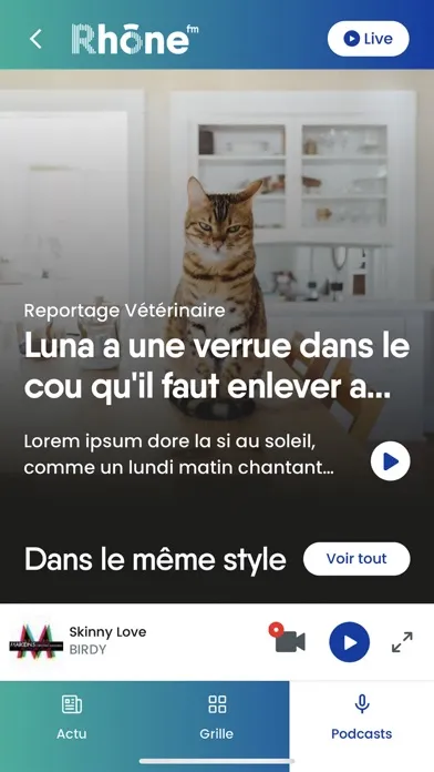 Rhône FM スクリーンショット