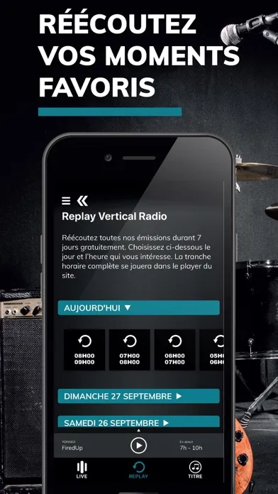 Capturas de pantalla de Vertical Radio