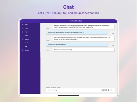 LiveTiles Reach iPad  スクリーンショット