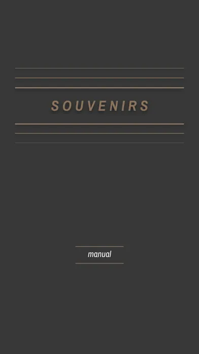SOUVENIRS. Screenshots
