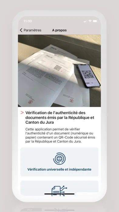 Jura Verifier 스크린샷