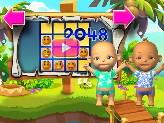 Baby Twins Game Box Fun Babsy iPad  Screenshots