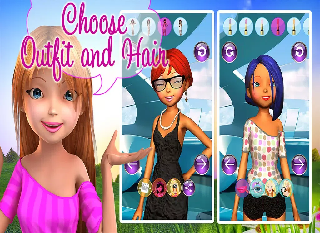 Princess 3D Salon - Girl Star iPad  スクリーンショット