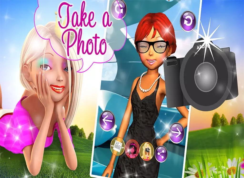 Princess 3D Salon - Girl Star iPad  スクリーンショット
