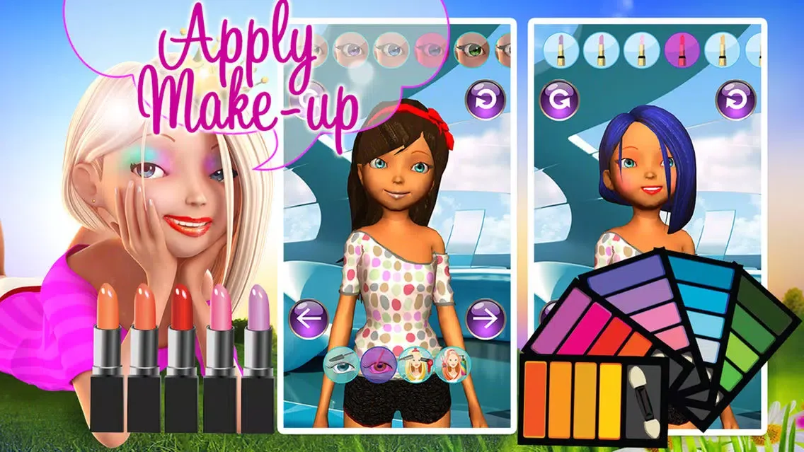 Princess 3D Salon - Girl Star スクリーンショット