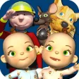 Talking Friends - Baby Twins, Firefighter, Princess, Cat and Mouse