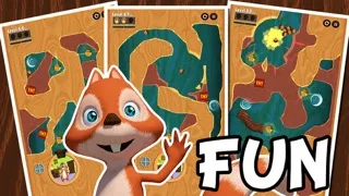 Ảnh chụp màn hình của Where are my nuts - Go Squirrel