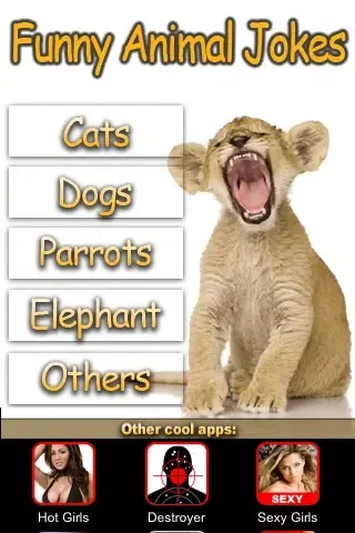 Capturas de pantalla de Funny Animal Jokes (The Zoo & Wild Animal Joke Collection)