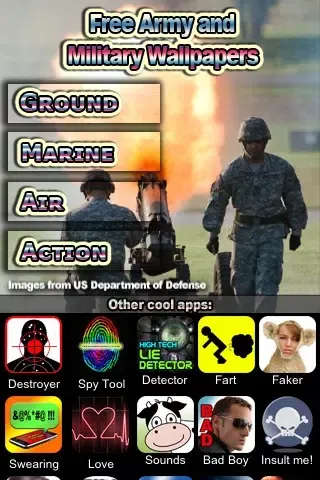 Tangkapan layar Free Army and Military Wallpapers