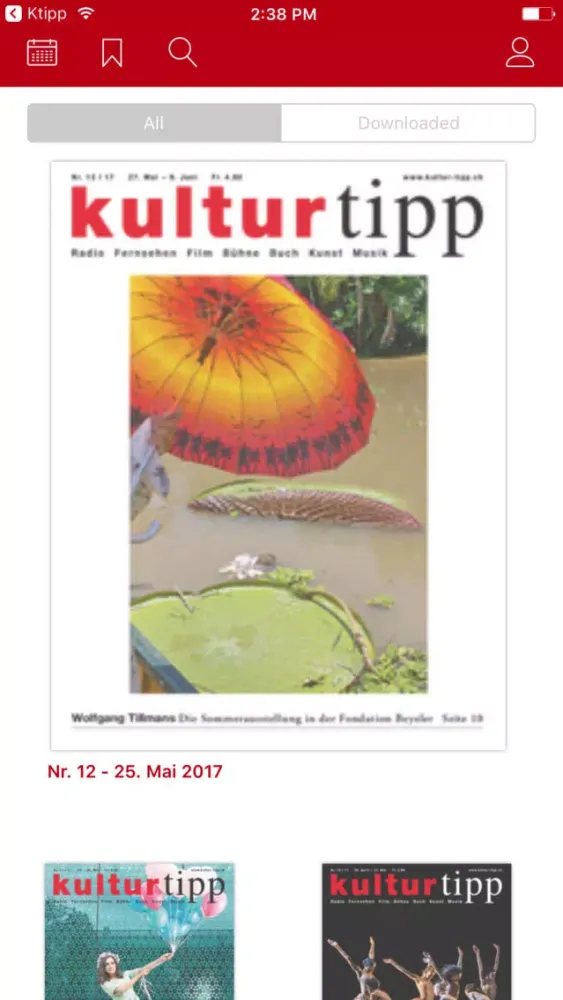 Capturas de tela do Kultur Tipp