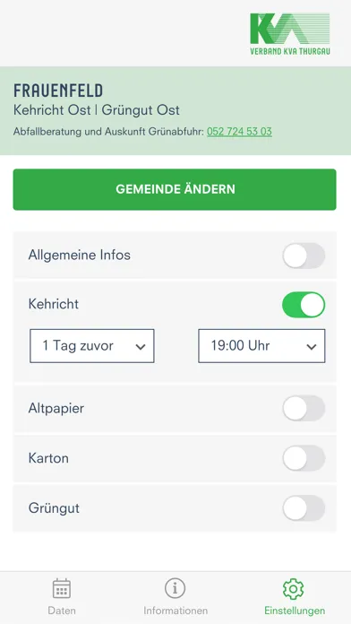 KVA Thurgau स्क्रीनशॉट