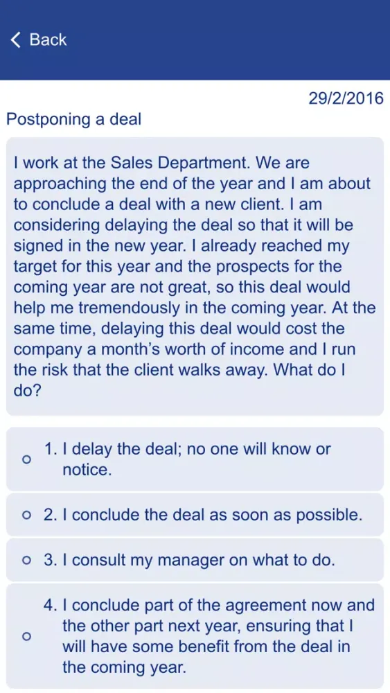تصاویر KPMG DilemmApp