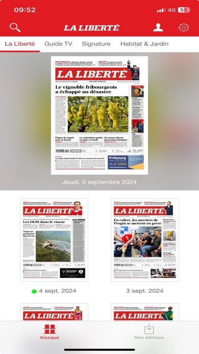 La Liberté journal應用截圖