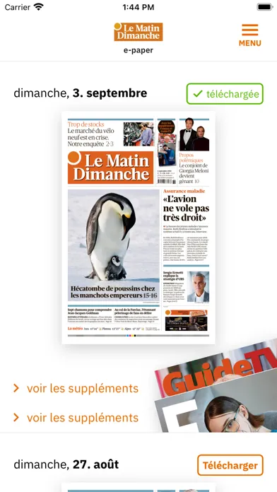 Le Matin Dimanche स्क्रीनशॉट