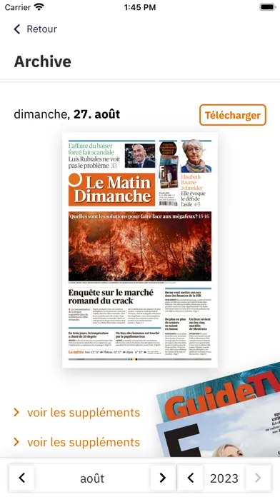 Le Matin Dimanche स्क्रीनशॉट