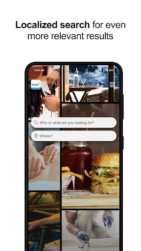 ภาพหน้าจอของ local.ch: booking platform