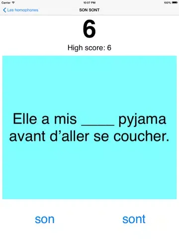 Скриншоты Homophone iPad 