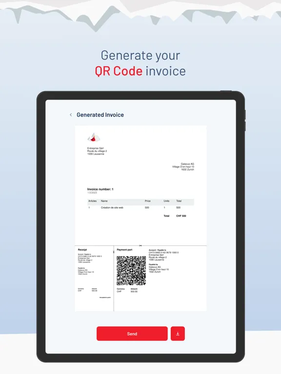Magic Heidi: Swiss Invoice iPad  سکرین شاٹس