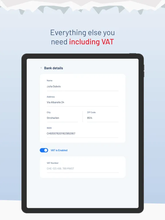 Magic Heidi: Swiss Invoice iPad  سکرین شاٹس