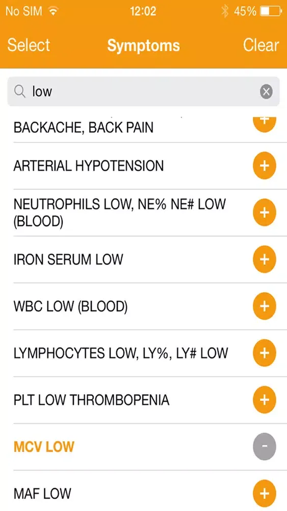 MSG - My Symptom Guide應用截圖