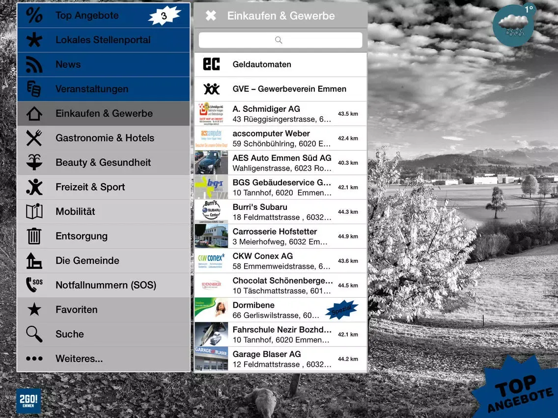 Скриншоты 2GO! Emmen iPad 