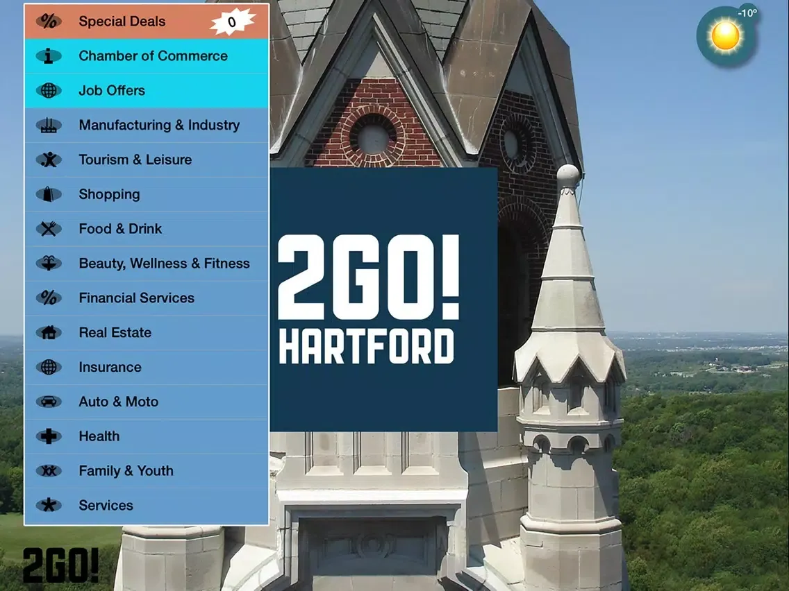 Zrzuty ekranu 2GO! Hartford iPad 