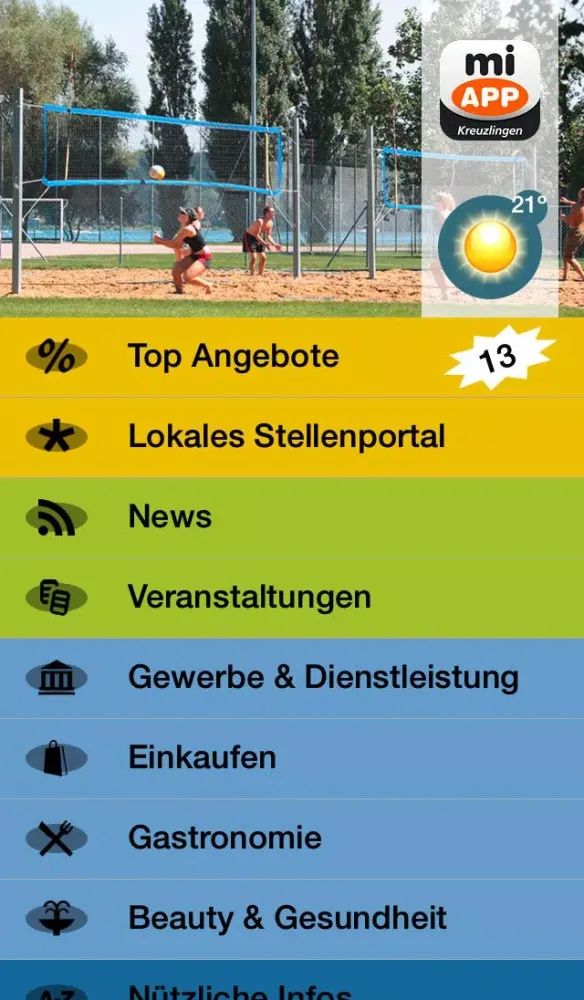 Скриншоты miAPP Kreuzlingen