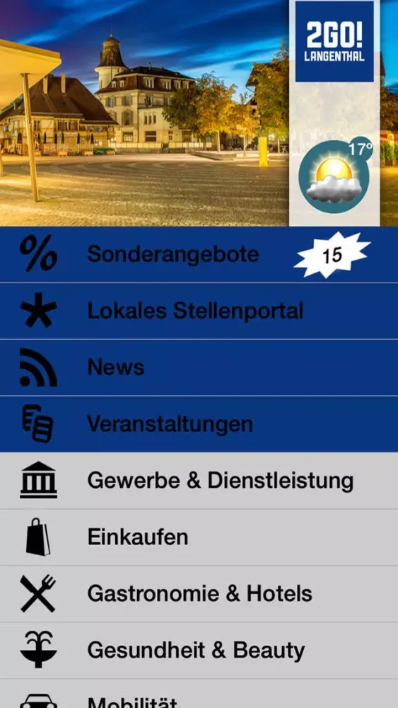 2GO! Langenthal应用截图